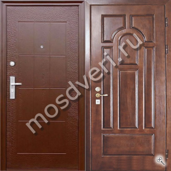 Шумоизоляционная коричневая дверь из МДФ - купить от производителя Мосдвери Шумоизоляционная коричневая дверь из МДФ