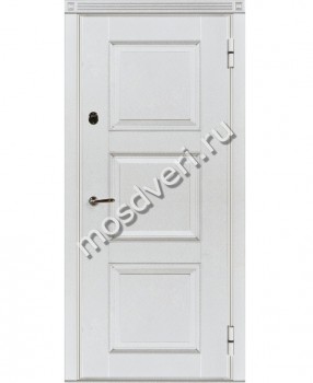 Классическая белая дверь с МДФ с панелью винорит - купить от производителя Мосдвери Классическая белая дверь с МДФ с панелью винорит
