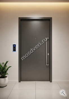 Широкая входная дверь серая - купить от производителя Мосдвери Широкая входная дверь серая